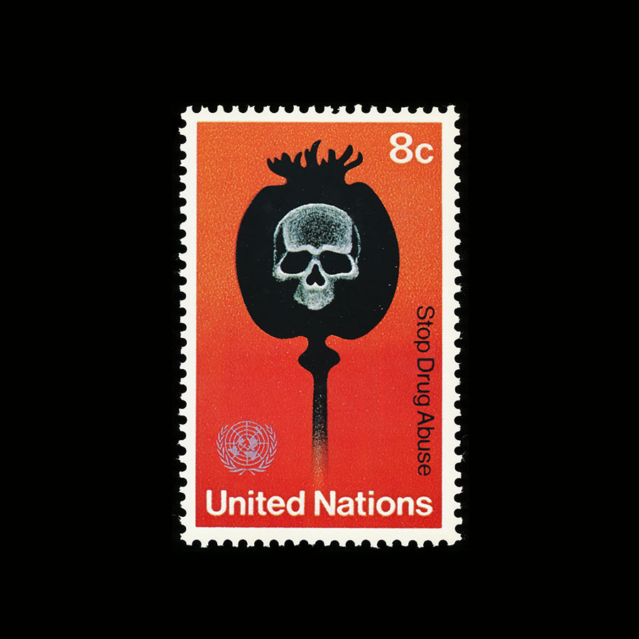 ReCollection Stop Drug Abuse Stamp / Bench.li